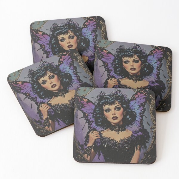 Item preview, Purple butterfly lady  designed and sold by Kari's shop.