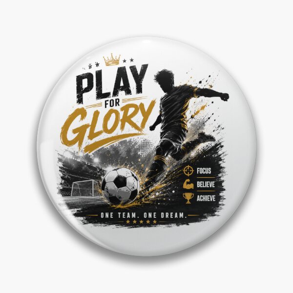 Item preview, Play for Glory – Football Motivation designed and sold by SummitTrails.