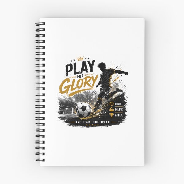 Item preview, Play for Glory – Football Motivation designed and sold by SummitTrails.