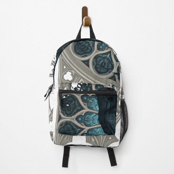 Item preview, Raven on Cathedral Window designed and sold by IllumeInk.
