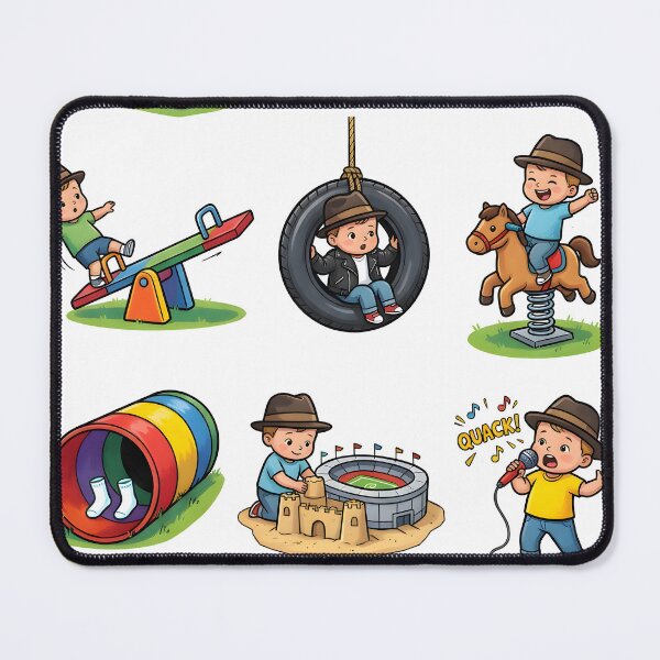 Item preview, Toddler Pop Star Playground Shenanigans - StickerPack designed and sold by Dhenin Studio.