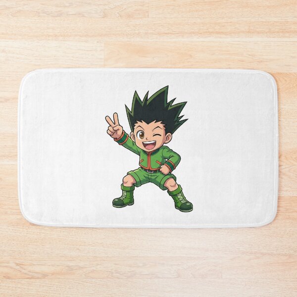Item preview, Chibi Anime Fighter Orange Flame Fist - Green Combat Uniform designed and sold by lamiarte.