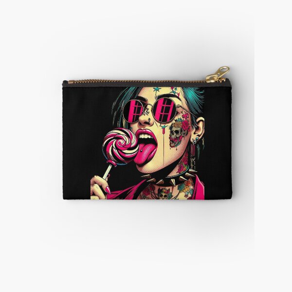 Item preview, Neon Skull Rebel With Lollipop designed and sold by Voodoo Store Paranormal Collections.