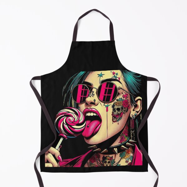 Item preview, Neon Skull Rebel With Lollipop designed and sold by Voodoo Store Paranormal Collections.