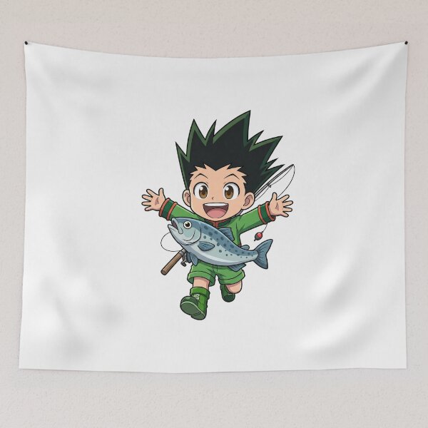 Item preview, Chibi Anime Fighter Orange Flame Fist - Green Combat Uniform designed and sold by lamiarte.