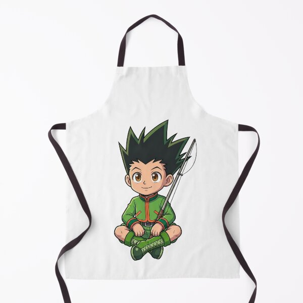 Item preview, Chibi Anime Fighter Orange Flame Fist - Green Combat Uniform designed and sold by lamiarte.