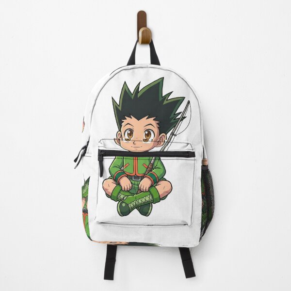 Item preview, Chibi Anime Fighter Orange Flame Fist - Green Combat Uniform designed and sold by lamiarte.