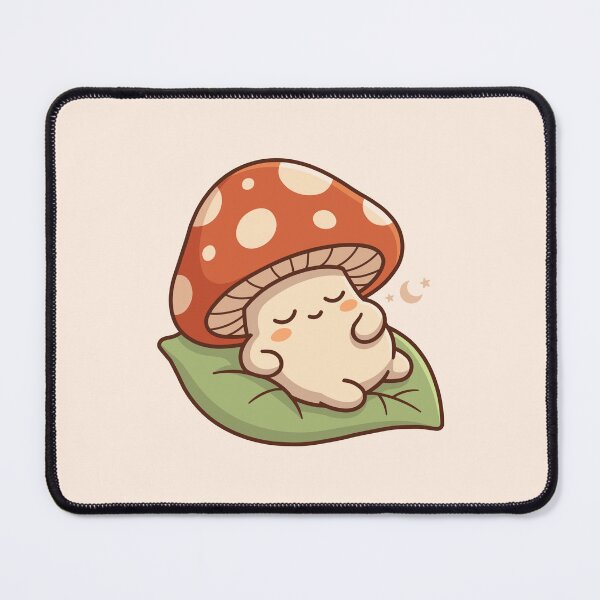 Item preview, Kawaii Sleepy Mushroom designed and sold by Zerhof.