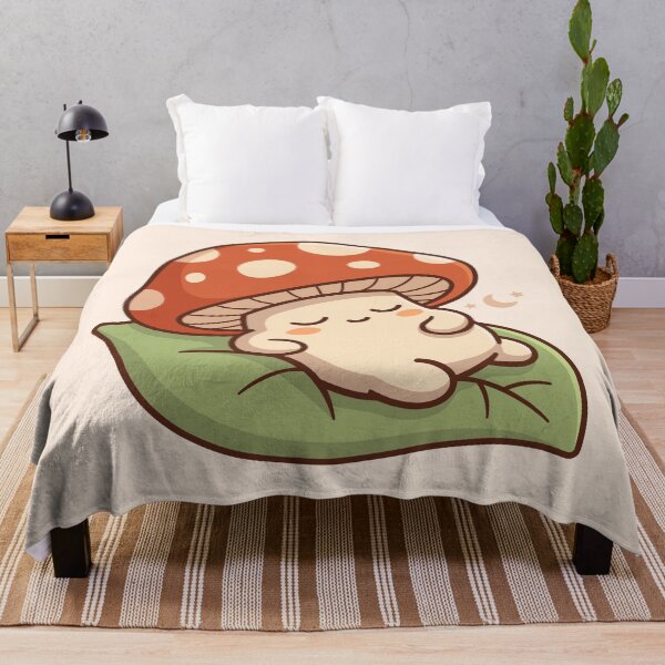 Item preview, Kawaii Sleepy Mushroom designed and sold by Zerhof.