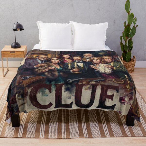 Item preview, Clue Retro Mystery Comedy Movie Tribute Art Poster designed and sold by Art's Diner.
