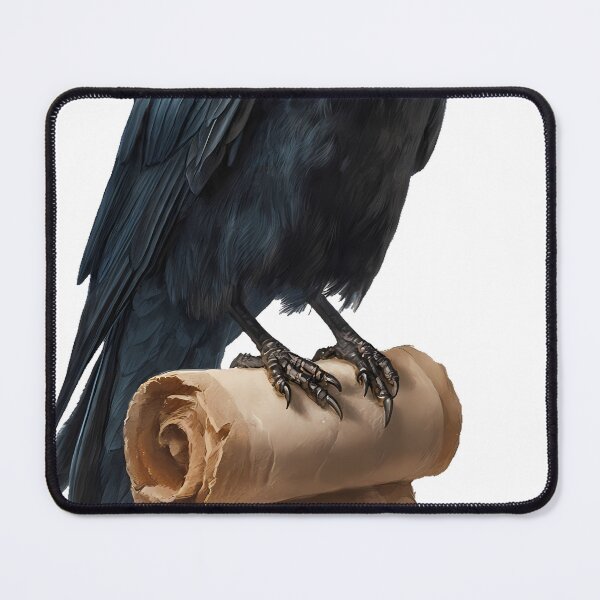 Item preview, Raven with Ancient Scroll designed and sold by IllumeInk.