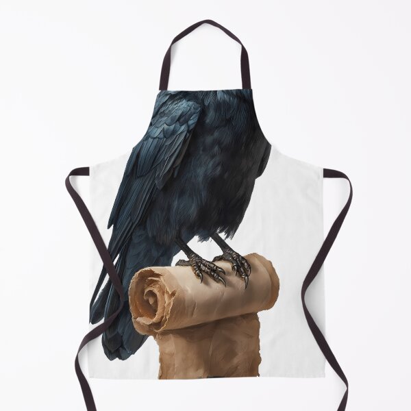 Item preview, Raven with Ancient Scroll designed and sold by IllumeInk.
