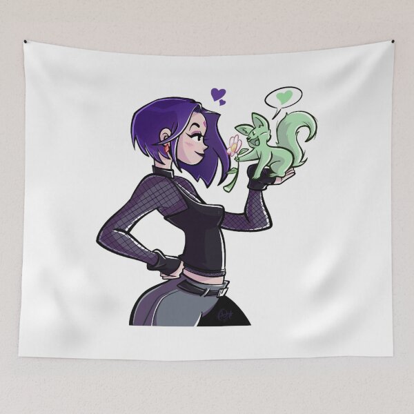 Aperçu de l'œuvre Raven Beast Boy Classique créée et vendue par JackyMirenden.