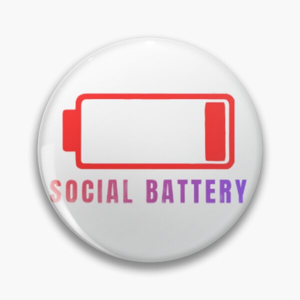 Item preview, Low Social Battery – Introvert Mood Design designed and sold by Soujji-Designs.
