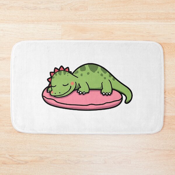 Item preview, Chubby Sleeping Dinosaur Cozy Bedtime Aesthetic  designed and sold by RareVisuals.
