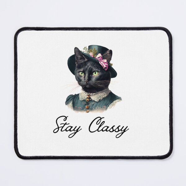 Item preview, Stay Classy Vintage Cat – Elegant Retro Kitty in Classic Outfit designed and sold by EVESTUDIOART.