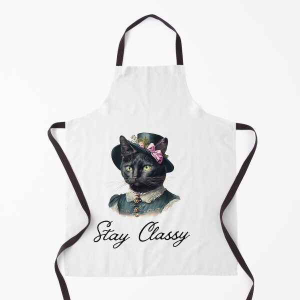 Item preview, Stay Classy Vintage Cat – Elegant Retro Kitty in Classic Outfit designed and sold by EVESTUDIOART.