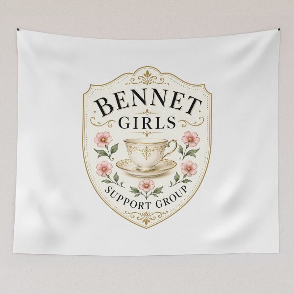 Item preview, Bennet Girls Support Group Pride and Prejudice Floral Emblem designed and sold by Fenay Designs.