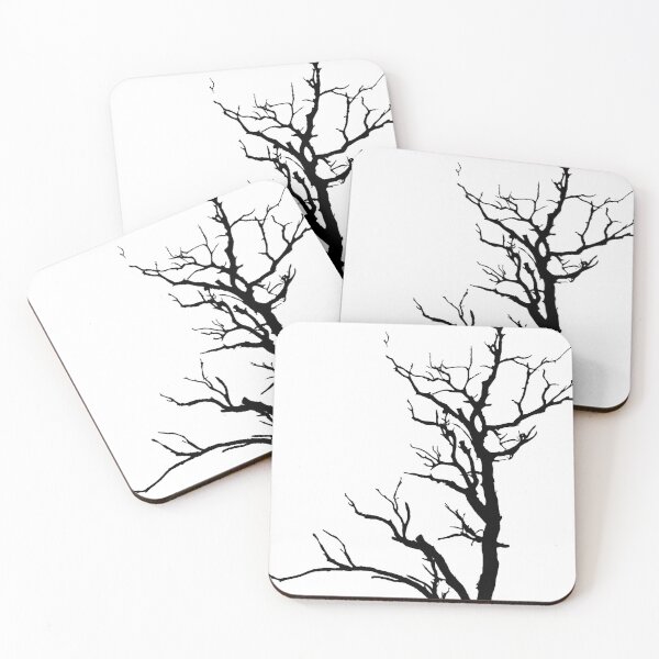 Artikelvorschau, Krähe und Silhouette eines toten Baumes entworfen und verkauft von IllumeInk.