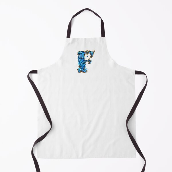 Item preview, Aqua Zodiac Guardian White Tiger-Pisces Letter F designed and sold by BlissBlvdShop.