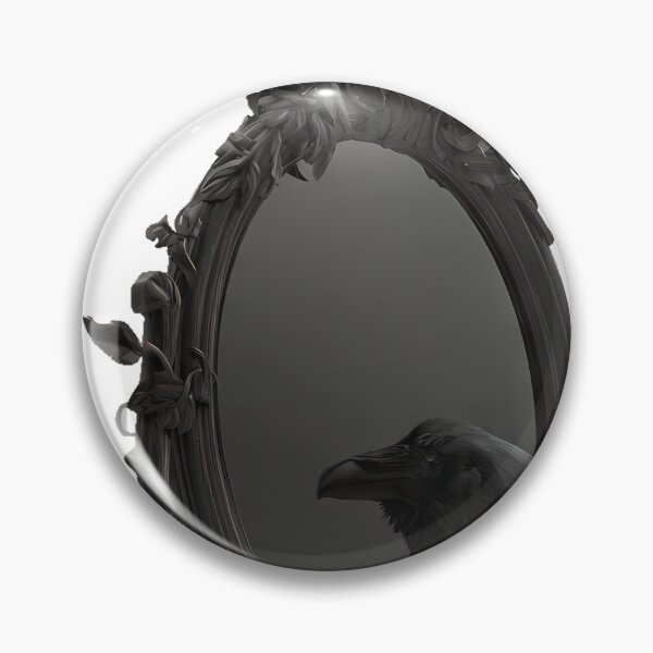 Item preview, Raven with Gothic Mirror designed and sold by IllumeInk.