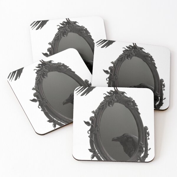 Item preview, Raven with Gothic Mirror designed and sold by IllumeInk.