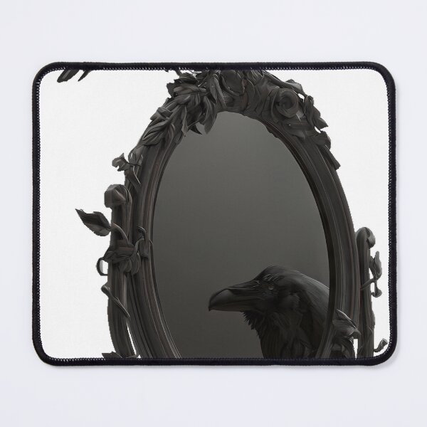 Item preview, Raven with Gothic Mirror designed and sold by IllumeInk.