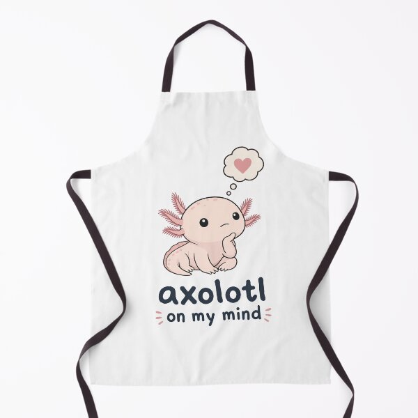 Item preview, Cute Axolotl Thinking About Love designed and sold by RGShirtWorks.