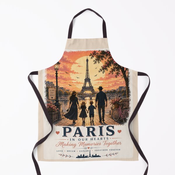 Item preview, Paris Family Memories Together In Our Hearts designed and sold by BagFactoryUK.