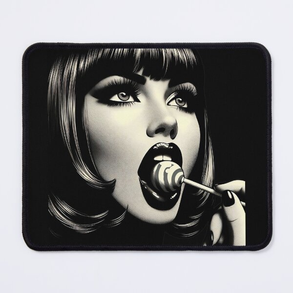 Item preview, Monochrome Vixen With Swirl Candy designed and sold by Voodoo Store Paranormal Collections.
