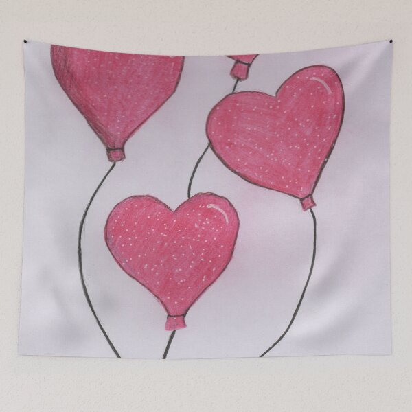 Item preview, Love heart balloon  designed and sold by Artbysarah23.