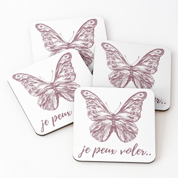 Item preview, Puedo volar - regalos populares del tema de los amantes de las citas en francés (en blanco) designed and sold by RebelliousRosee.