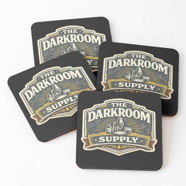Item preview, The Darkroom Supply Vintage Photography Logo designed and sold by Golden Era Studio.