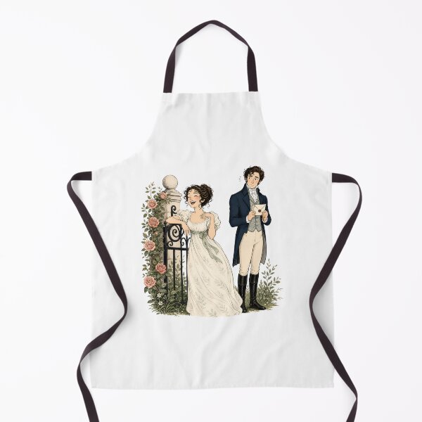 Item preview, Pride and Prejudice Mr Darcy and Elizabeth Bennet Anime Art designed and sold by Fenay Designs.