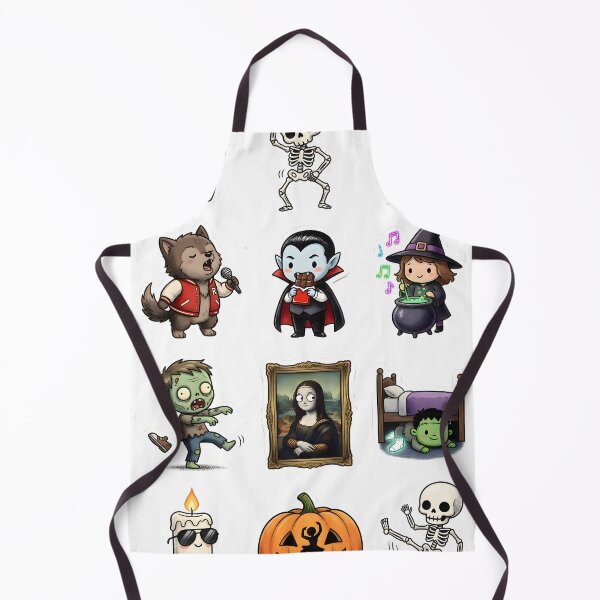 Item preview, The Spooky Comedy Monster Mash - StickerPack designed and sold by Dhenin Studio.