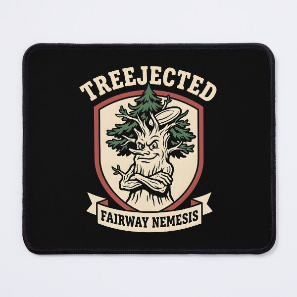 Item preview, Treejected Fairway Nemesis Funny Golf Tree Pun Vintage Nature designed and sold by nojany.