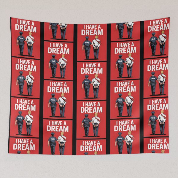 Item preview, I Have A Dream Funny Anti Trump Political Protest designed and sold by nojany.