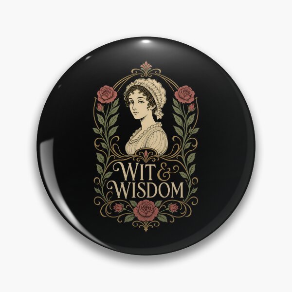 Item preview, Pride and Prejudice Wit and Wisdom Regency Rose Portrait designed and sold by Fenay Designs.