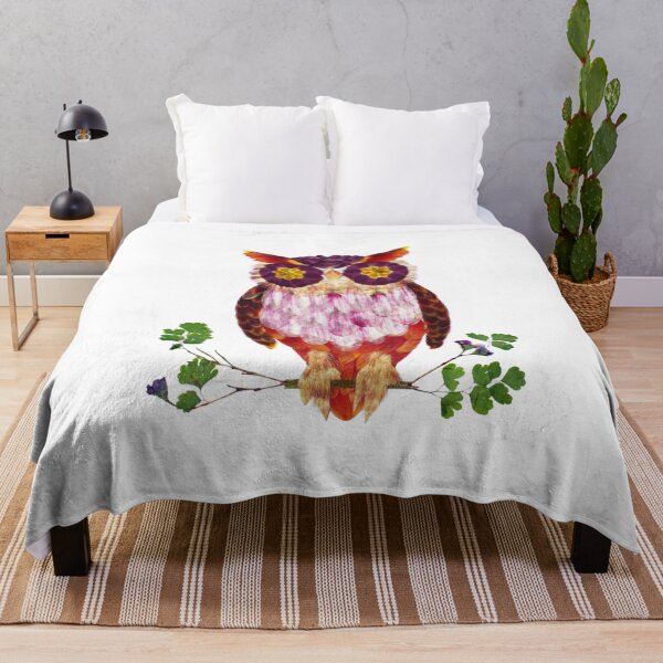 Item preview, Botanical Owl Floral Design designed and sold by JingsFlowerArt.