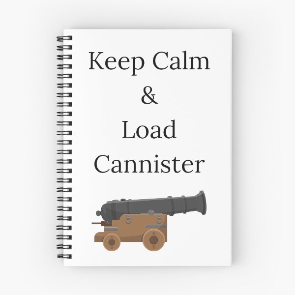 Item preview, Keep Calm & Load Cannister designed and sold by HistoryGeekShop.