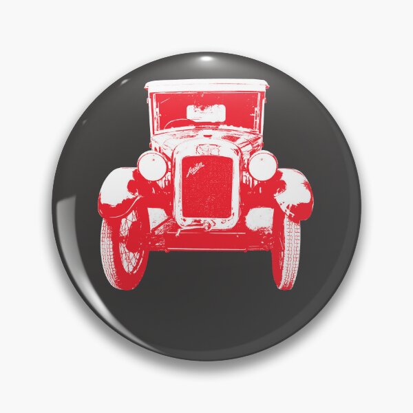 Item preview, Austin Seven vintage British classic car monoblock red/white designed and sold by soitwouldseem.