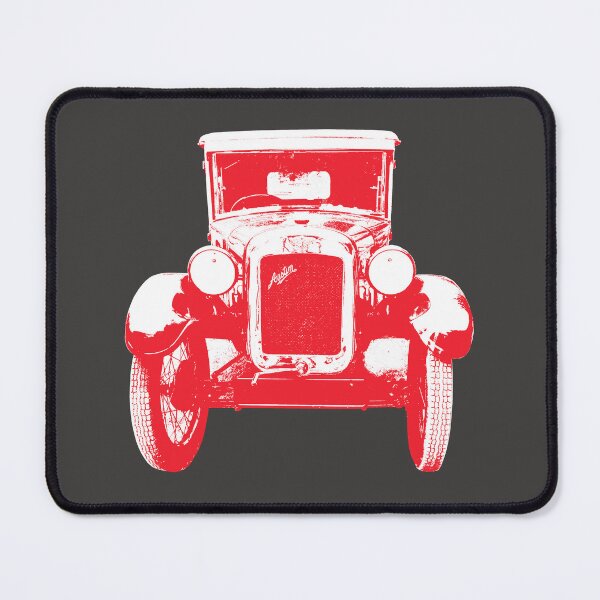 Item preview, Austin Seven vintage British classic car monoblock red/white designed and sold by soitwouldseem.