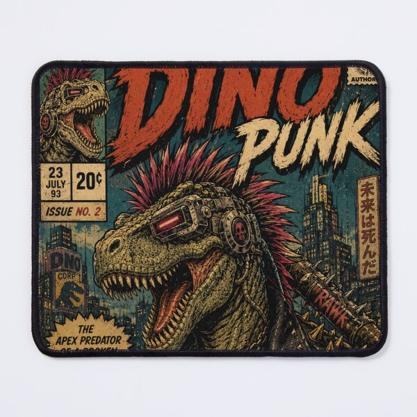 Item preview, Dino Punk - Vintage Comic Book Cover designed and sold by Pik26shop.