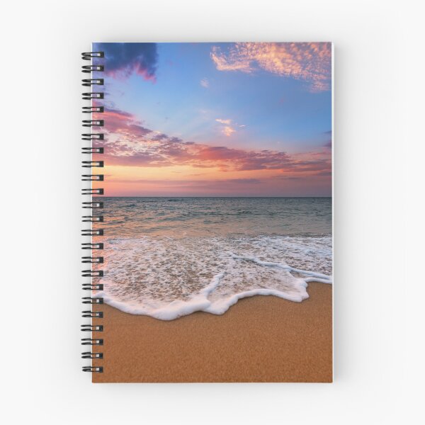 Item preview, Golden Beach Sunset Ocean Wave Foam designed and sold by SolutionsArt.