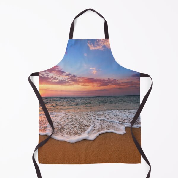 Item preview, Golden Beach Sunset Ocean Wave Foam designed and sold by SolutionsArt.