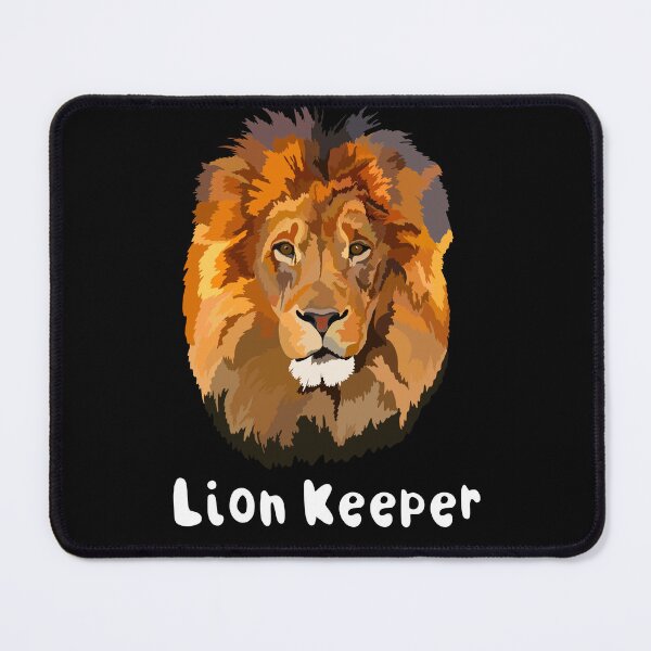 Item preview, L is for Lion Keeper,Lion Keeper Design – Dedicated Big Cat Care and Wildlife Keeper Artwork designed and sold by PrettylittlepastelUk.