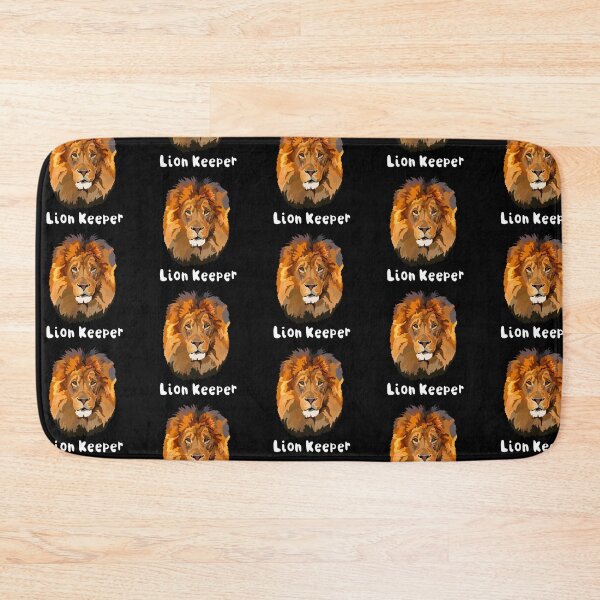Item preview, L is for Lion Keeper,Lion Keeper Design – Dedicated Big Cat Care and Wildlife Keeper Artwork designed and sold by PrettylittlepastelUk.