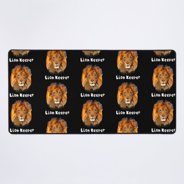 Item preview, L is for Lion Keeper,Lion Keeper Design – Dedicated Big Cat Care and Wildlife Keeper Artwork designed and sold by PrettylittlepastelUk.