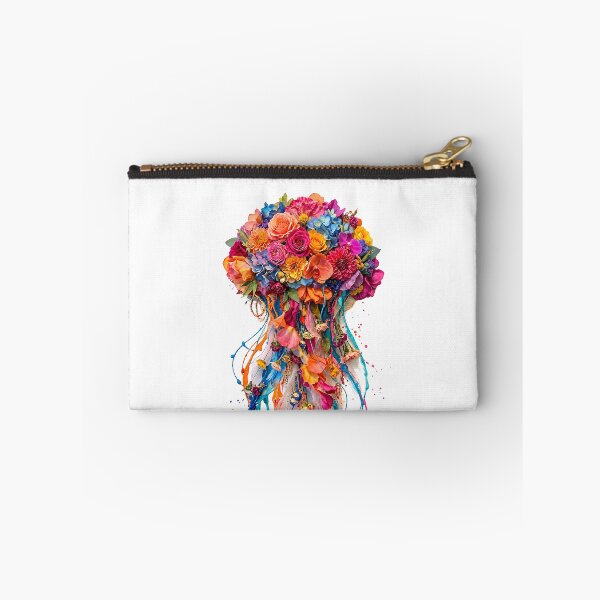 Item preview, Colorful Melting Jelly Fish Bouquet Floral Splash Art designed and sold by Aureva Arts Shop.