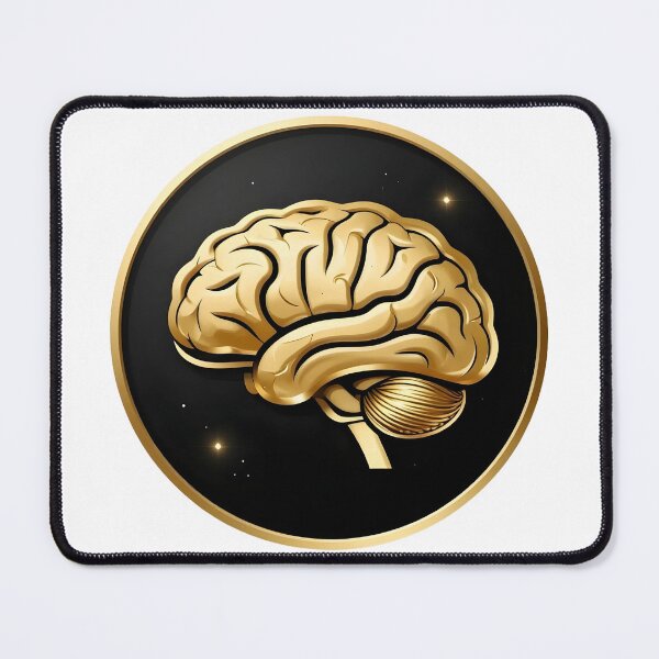 Item preview, Golden Brain | Luxury Neuroscience Symbol designed and sold by simaso.